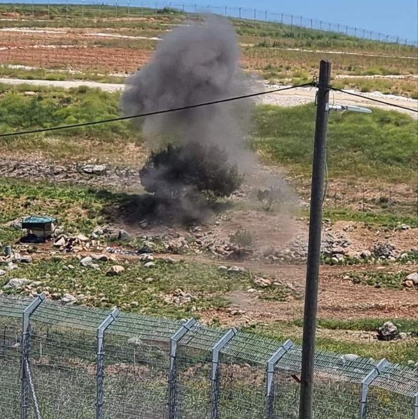 תיעוד הפיצוצים מהצד הישראלי