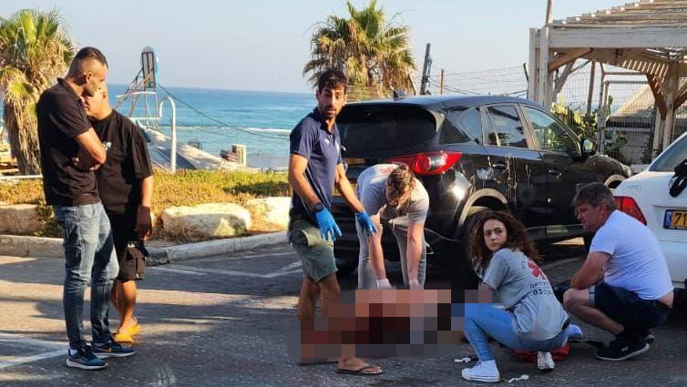 "לא קדם ויכוח לירי". זירת הירי בבת ים, הבוקר זירת הירי בבת ים