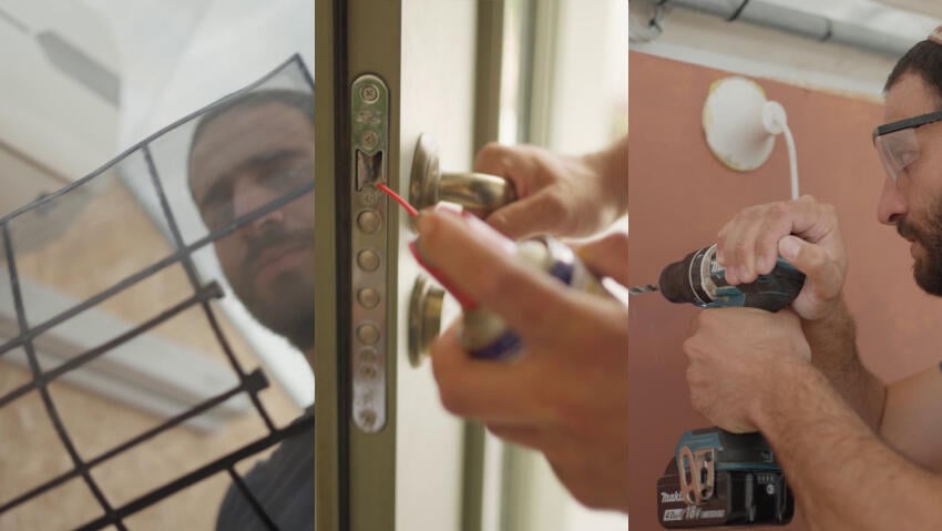 שמואל סבן מלמד איך לתחזק נכון את הבית (צילום: אסף מגל) שמואל סבן מלמד איך לתחזק נכון את הבית