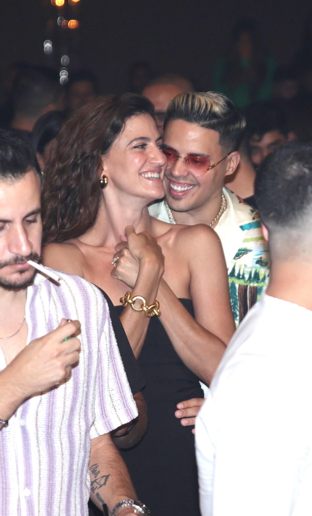 זהו, סיימו להסתתר. סטטיק ורונה לי שמעון (צילום: אור גפן) חתונה רון ביטון
