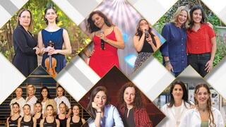 ירדן ישראלי ומיקי חיימוביץ, מיקה משה ומירי מסיקה, נגה ברלב וטליה אילן, תמר צהרי וד"ר מעיין סלטון, שיריילי דשא ונינה זריפין, יעל ארד ונבחרת ההתעמלות האמנותית