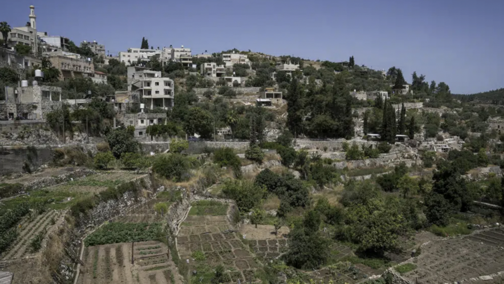 A view of the West Bank village of Battir, whose terraces are a UNESCO cultural landscape, Sunday, June 4, 2023 