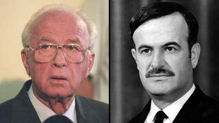 חאפז אל אסד, יצחק רבין