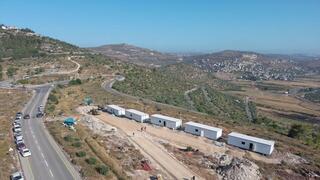 שכונה חדשה "המור" בבנימין, בעקבות הפיגוע בעלי