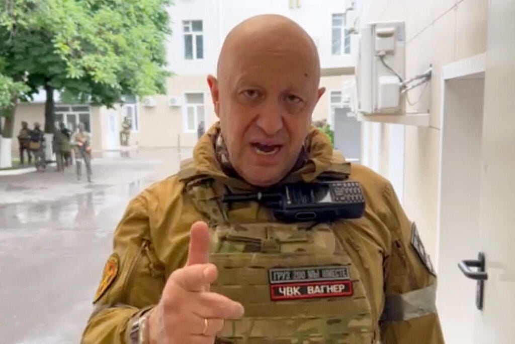 PMC Wagner chief Yevgeny Prigozhin in Rostov-on-Don (Photo: AFP PHOTO / Telegram channel of Concord group) יבגני פריגוז'ין