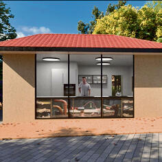 הדמיית המתחם החדש | צילום: משרד האדריכלים צור וולף yk13481470