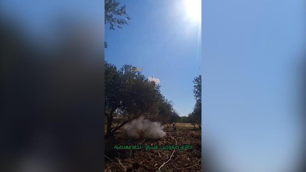 Palestinian militants launch a rocket from Jenin aimed at northern Israel לפי דיוווחים פלסטינים: תיעוד ירי רקטות מג'נין לגלבוע