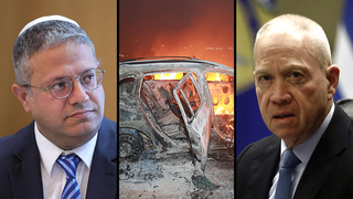  Itamar Ben-Gvir and Yoav Gallant clashed during a meeting over settler riots in Palestinian villages