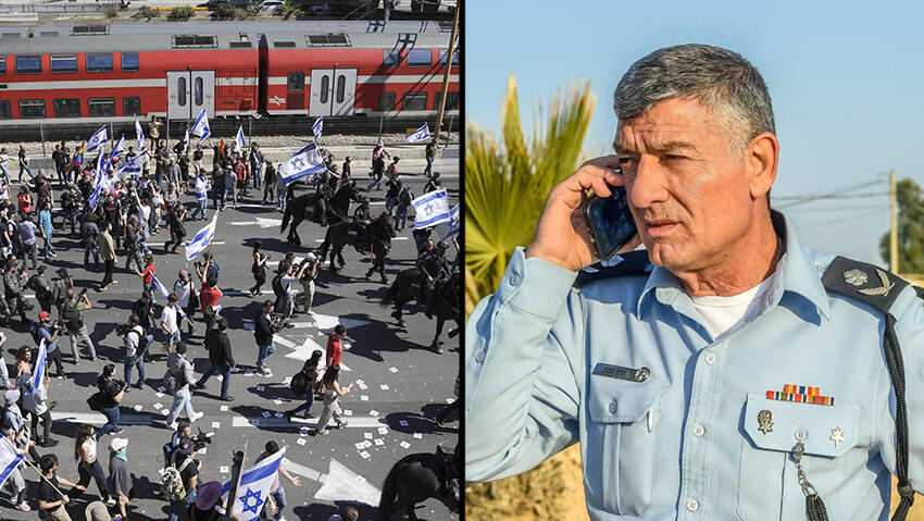 לא הצליח להשתלט על הפשיעה בדרום, יצליח למנוע חסימות באיילון? ניצב פרץ עמר (צילום: חיים הורנשטיין, AFP) לא הצליח להשתלט על הפשיעה בדרום, יצליח למנוע חסימות באיילון? ניצב פרץ עמר