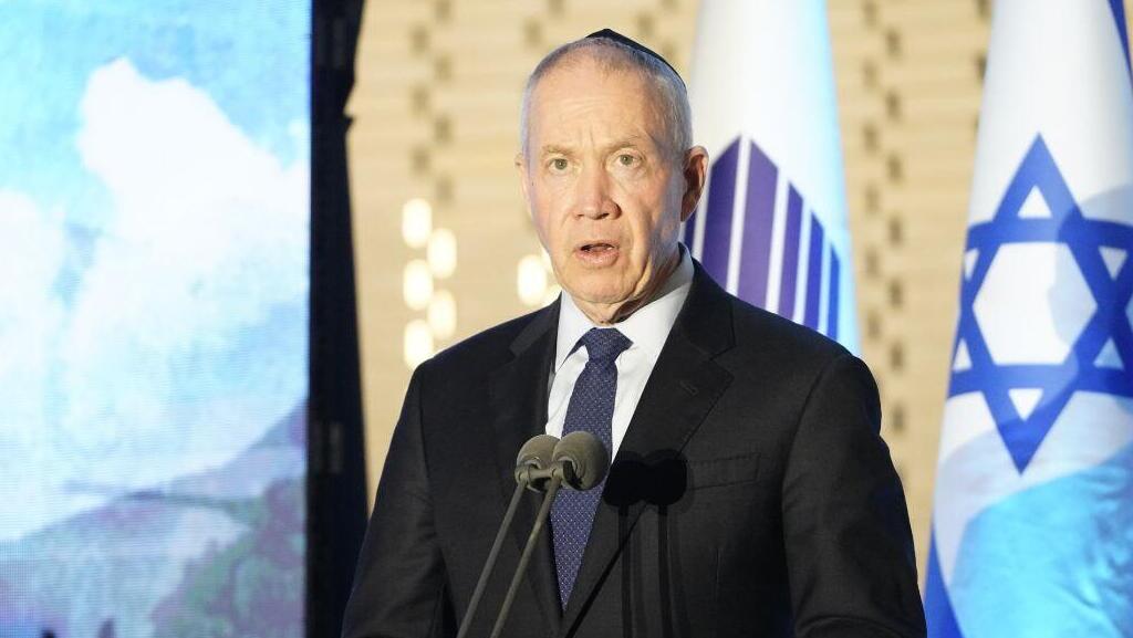 "הדבר היחיד שמשאיר אותנו מלוכדים הוא הצבא". גלנט (צילום: שלו שלום) טקס האזכרה הממלכתי לחללי מלחמת לבנון השנייה בהשתתפות נשיא המדינה יצחק הרצוג ושר הביטחון יואב גלנט