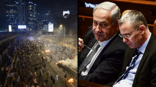 בנימין נתניהו ויריב לוין