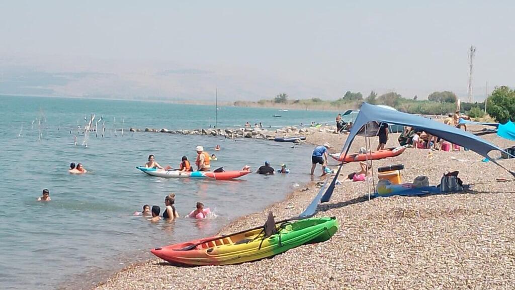 חוף חלוקים, כינרת (צילום: אושרי בן דור, איגוד ערים כינרת) חוף חלוקים, כינרת