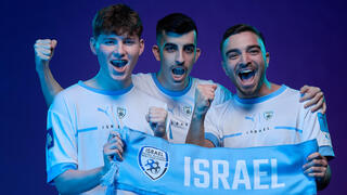 יובל ביל, נסים עיסאת ורועי פלדמן - חברי נבחרת ישראל ב-eFootball