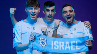 יובל ביל, נסים עיסאת ורועי פלדמן - חברי נבחרת ישראל ב-eFootball