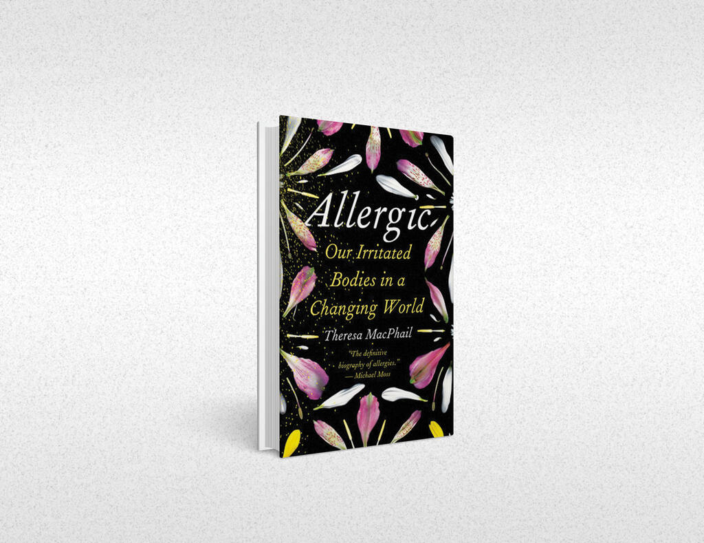 עטיפת הספר Allergic – Our Irritated bodies in a changing world עטיפת הספר ספר Allergic – Our Irritated bodies in a changing world