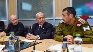 הרמטכ"ל הרצי הלוי, רה"מ בנימין נתניהו ושר הביטחון יואב גלנט