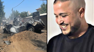 רכב מסחרי התפוצץ ועלה באש בלוד