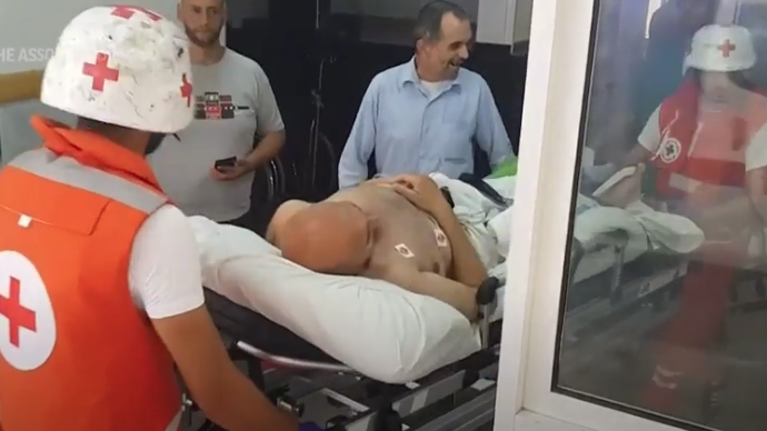 Gunfire forced evacuation of a pulic hospital 