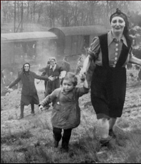The moment of the train's liberation, April 13, 1945 