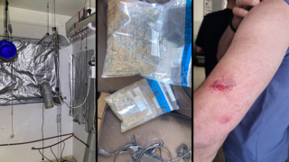 הסמים שנתפסו אצל החשודים והחבלה שגרמה החשודה