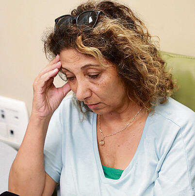 האם - כוכי ערבה. אתמול בביה"ח | צילום: דנה קופל (דנה קופל) yk13531469