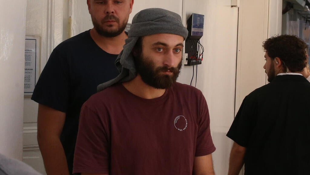 עומר אלפיריון, הנאשם ברצח בבקעה (צילום: עמית שאבי ) הארכת מעצרו של החשוד ברצח ושריפת גופתו של יאיר חדד ז״ל במטע התמרים בבקעת הירדן