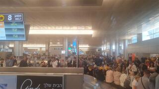 עומסים כבדים במסועי הכבודה בנתב"ג