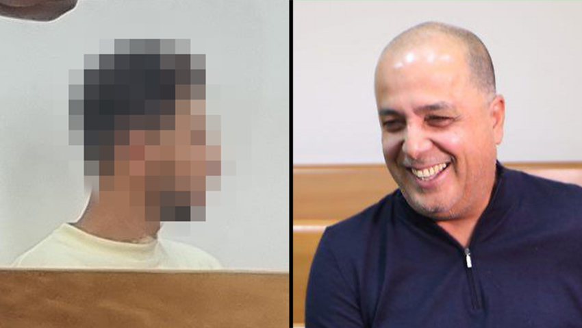  לוזון ואחד החשודים, בנו של בעל חברה ציבורית