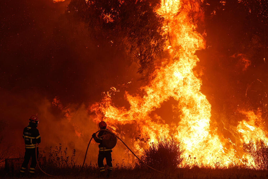 שריפה אודמירה דרום פורטוגל