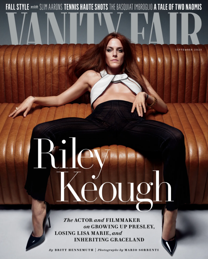 ריילי קיאו על שער מגזין Vanity Fair
