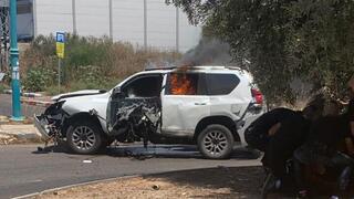 זירת פיצוץ הרכב ברמלה זירת פיצוץ הרכב ברמלה