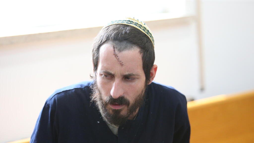 יחיאל אינדור (צילום: אלכס קולומויסקי) יחיאל אינדור מובא לדיון בעניין אירוע הירי בכפר בורקה במחוזי ירושלים