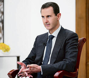 בשאר אסד | צילום: SANA via AP (Uncredited) yk13548147