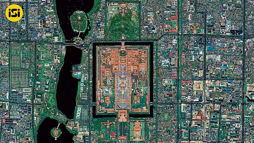 ה"עיר האסורה" בסין בתמונה צבעונית שהתקבלה השבוע מ"ארוס C3"