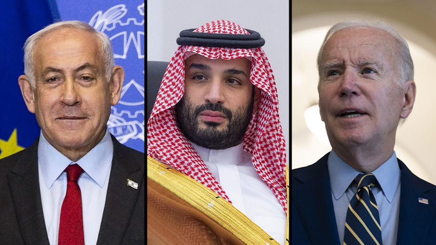 Benjamin Netanyahu, Mohammed Bin Salman, Joe Biden (Photo: EPA, AP) Benjamin Netanyahu, Mohammed Bin Salman, Joe Biden