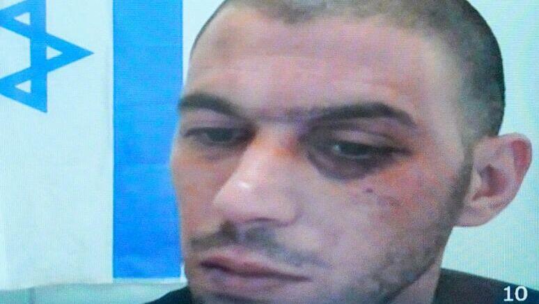 Arwaa Sheikh Ali in court (Photo: Shalev Shalom) תושב מזרח ירושלים החשוד בעבירות סחר בסמים פצוע במעצרו