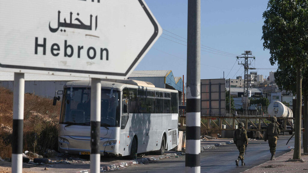 כוחות צה"ל  בכניסה לחברון