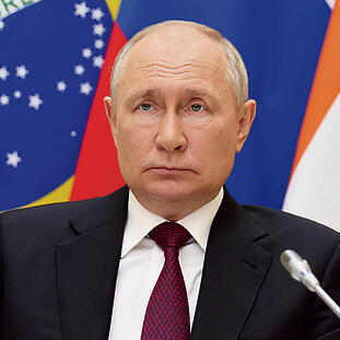 נשיא רוסיה פוטין, אתמול (צילום: EPA, MIKHAEL KLIMENTYEV / SPUTNIK) yk13562115