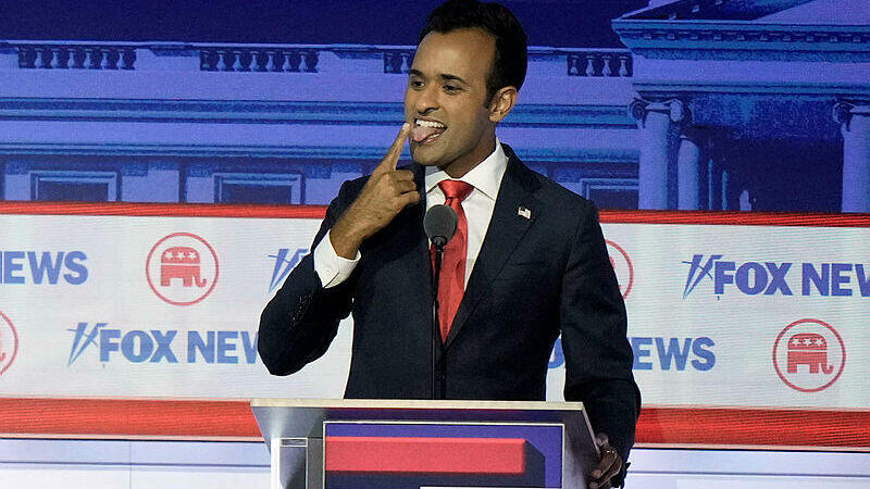 Vivek Ramaswami (Photo: AP) ויווק רמסוואמי, איש העסקים שמתמודד בפריימריז הרפובליקניים