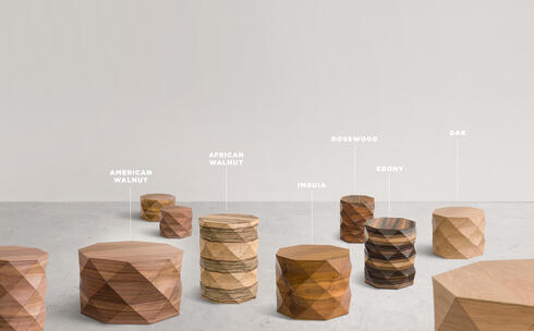tables wood species, טסלר + מנדלוביץ סטודיו לעיצוב 