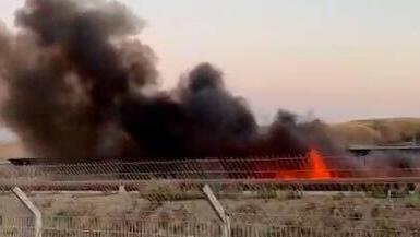 הצתה של חווה סולארית בקיבוץ נווה אור שלפי החשד בוצעה של ידי חשודים מדלית אל כרמל במסגרת מעשי הסחיטה