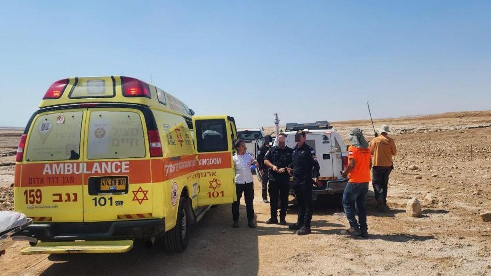 ארכיון (צילום: תיעוד מבצעי מד"א) זירת האירוע בים המלח