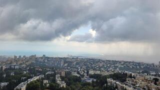 גשם בחיפה