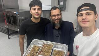 Rabbi Schneur Zalman Oirechman from Chabad Tallahassee is ready