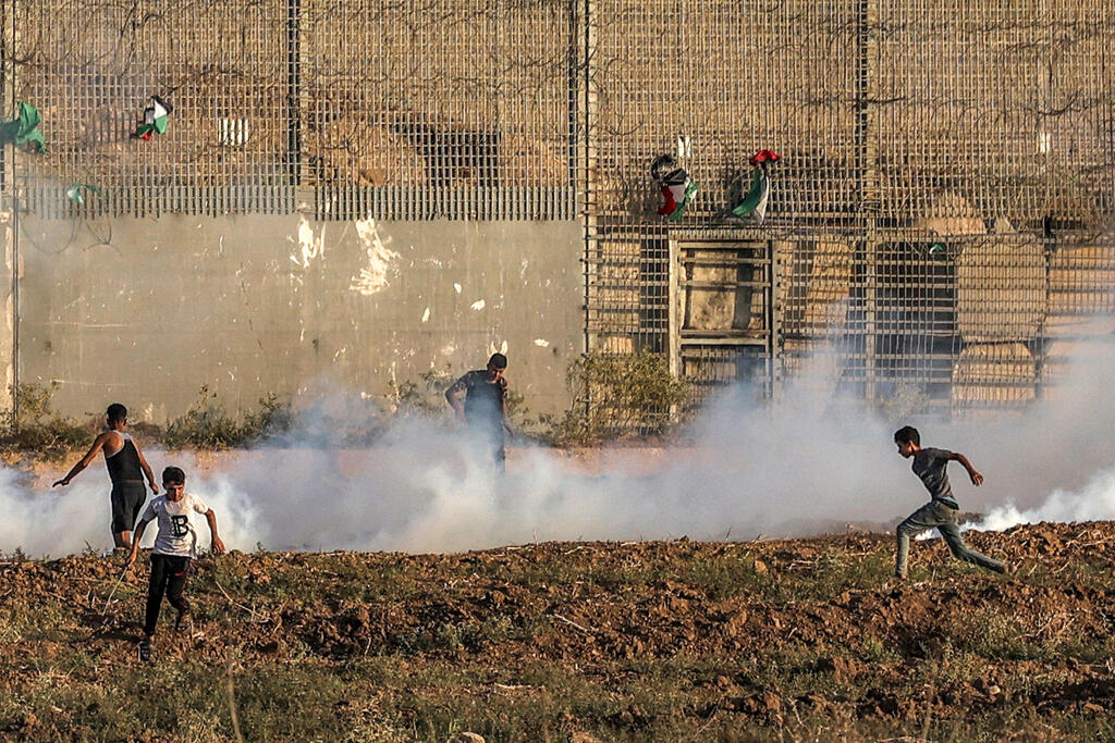 התפרעויות פלסטינים בגבול רצועת עזה