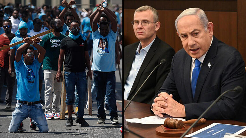 Netanyahu Seeks Deportation For Rioting Asylum Seekers