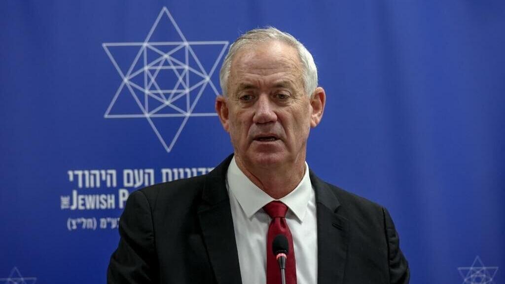 לא קיבל את דרישת היסוד של הליכוד. גנץ (צילום: מיכאל גולדברג) בני גנץ בכנס המכון למדיניות העם היהודי