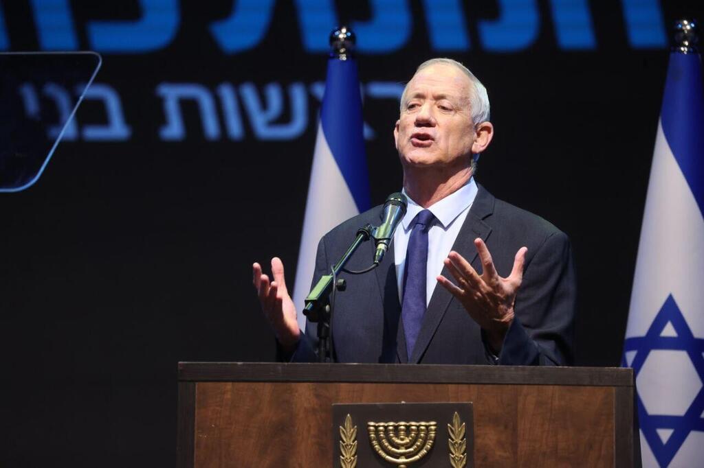 בני גנץ. ''הוא ברח בחוסר מנהיגות משווע'' (צילום: מוטי קמחי ) התייחסותו של בני גנץ למתווה ההסכמות שהציג נשיא המדינה