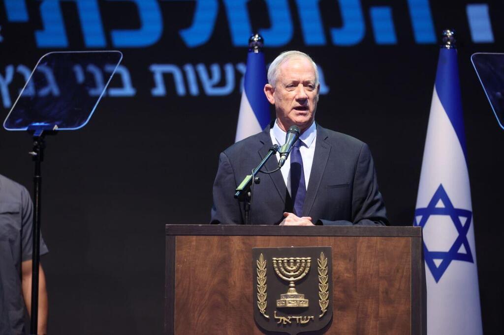 "אין עם מי לדבר, רק אתמול בליכוד דחו את המתווה שהם עצמם הציעו". גנץ (צילום: שמוליק דודפור ) התייחסותו של בני גנץ למתווה ההסכמות שהציג נשיא המדינה