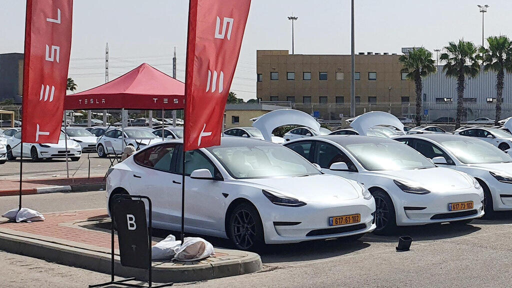 Tesla cars in Israel